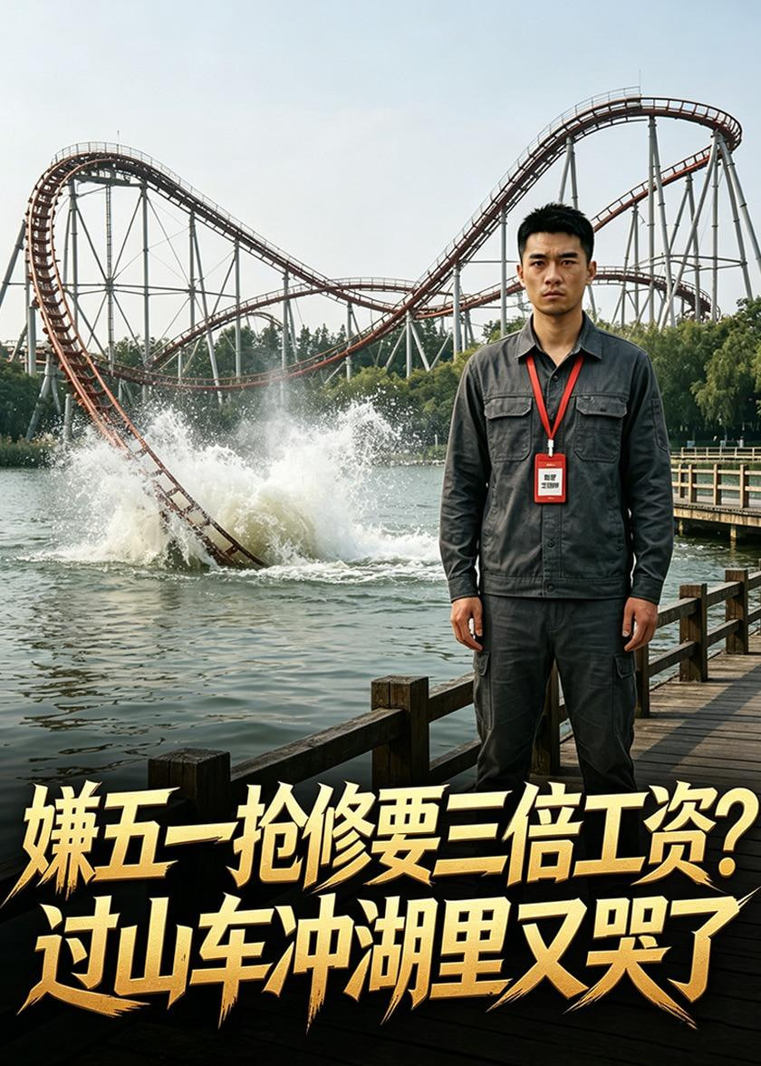 嫌五一抢修要三倍工资？过山车冲湖里又哭了(全集)