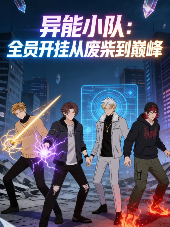 异能小队：全员开挂从废柴到巅峰 动态漫画